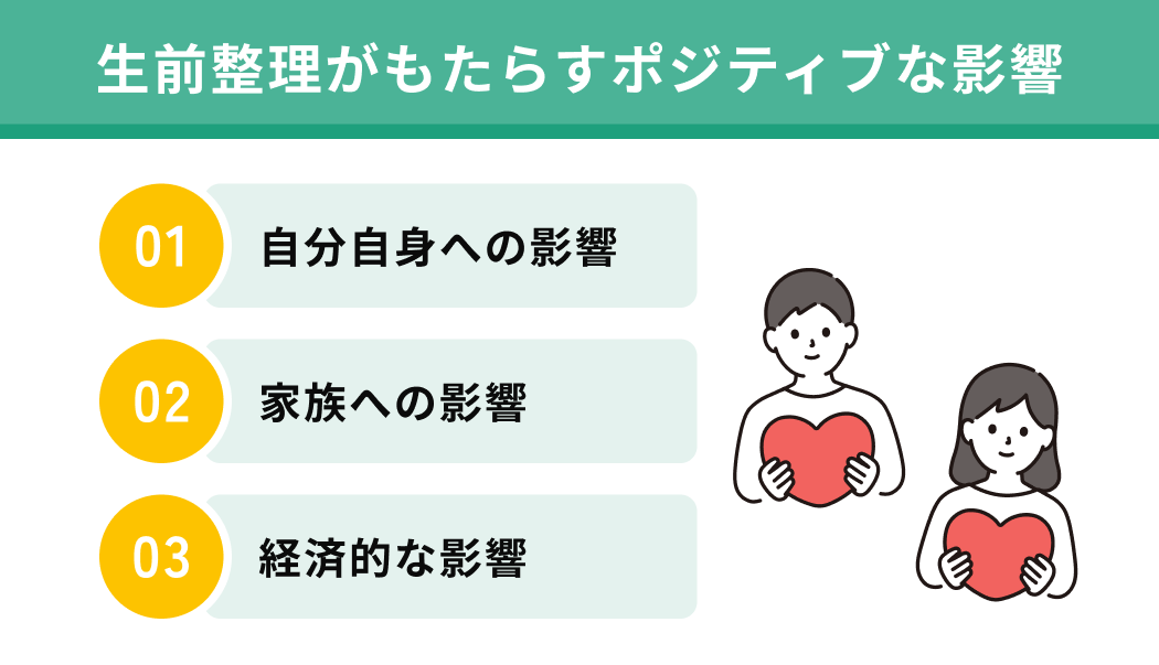 生前整理がもたらすポジティブな影響