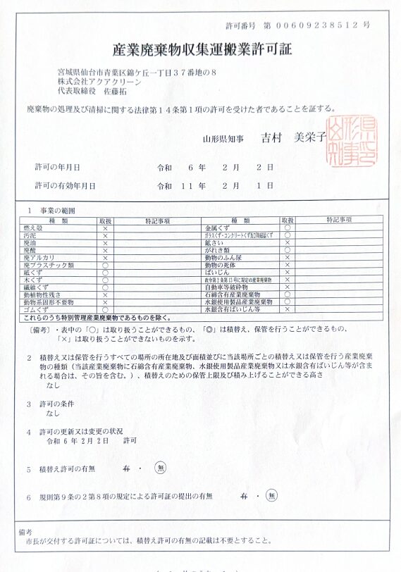 株式会社アクアクリーン